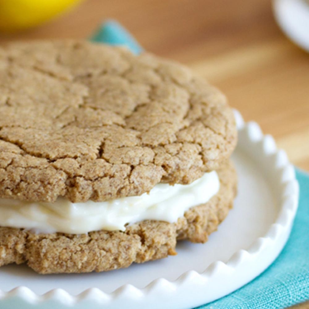 Citrus Gingerbread Sandwich Cookies