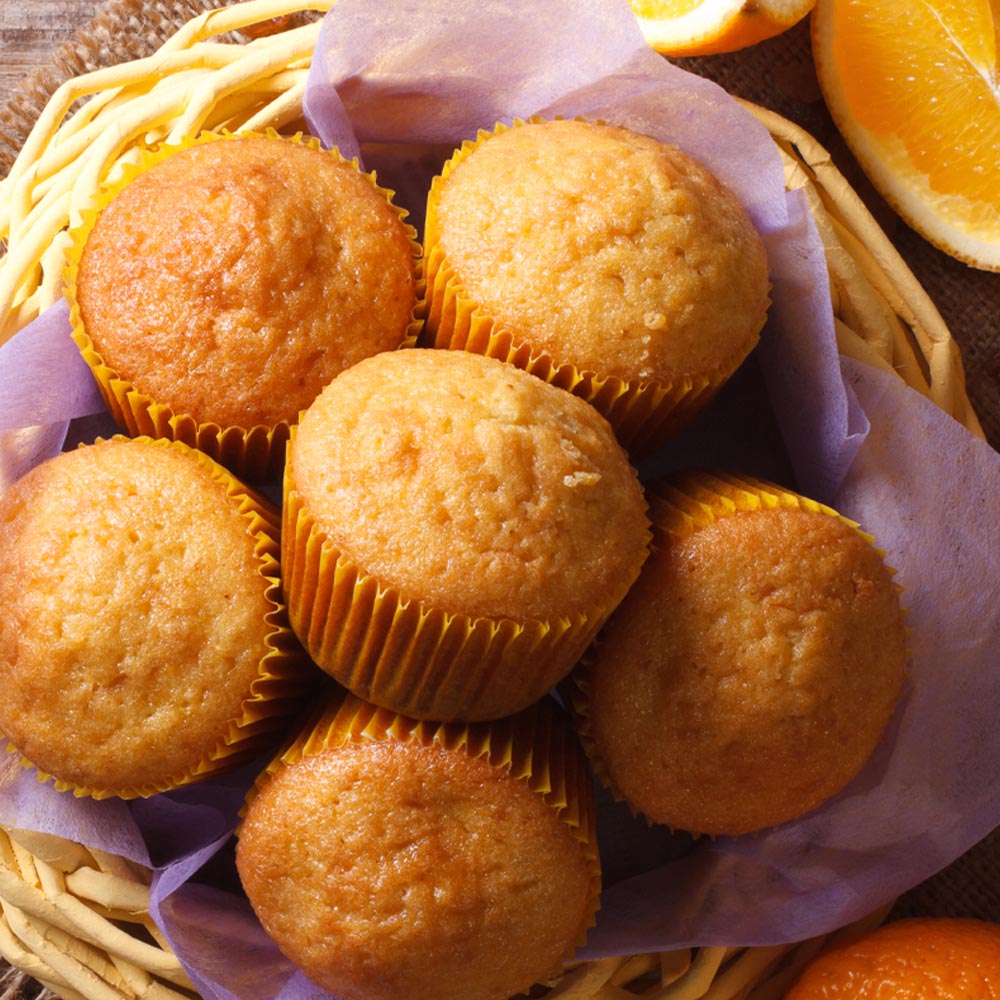 Orange Yogurt Muffins