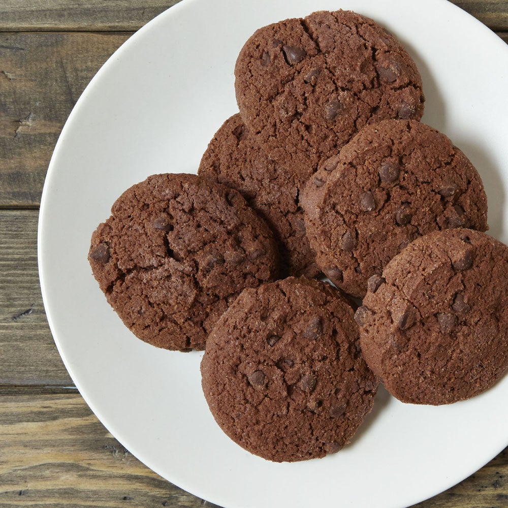 Chocolate Shortbread Cookies | Low Sugar Recipe