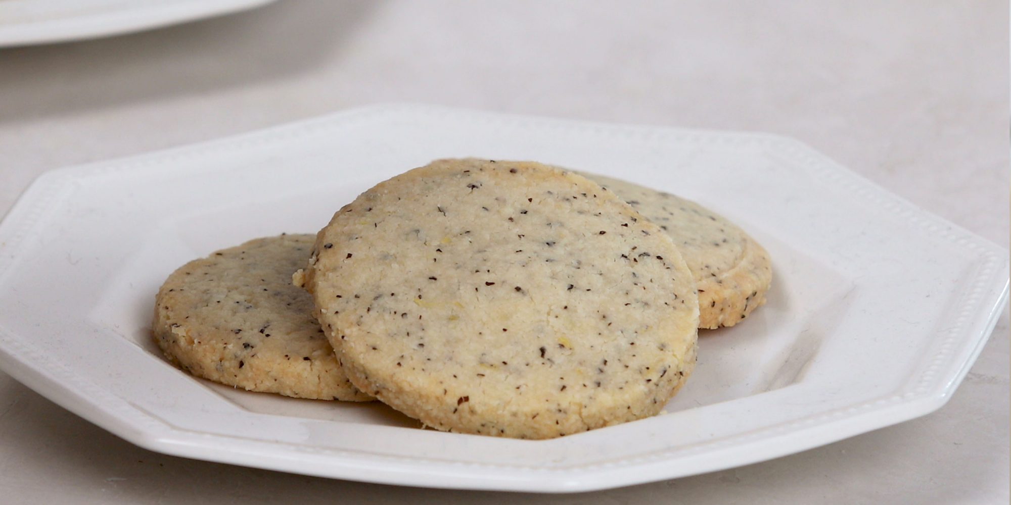 London Fog Shortbread Cookies