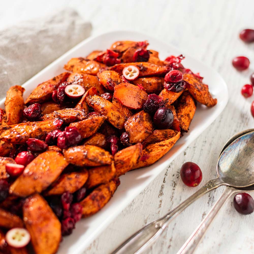 Cinnamon Carrots & Cranberries | Low Sugar Recipe