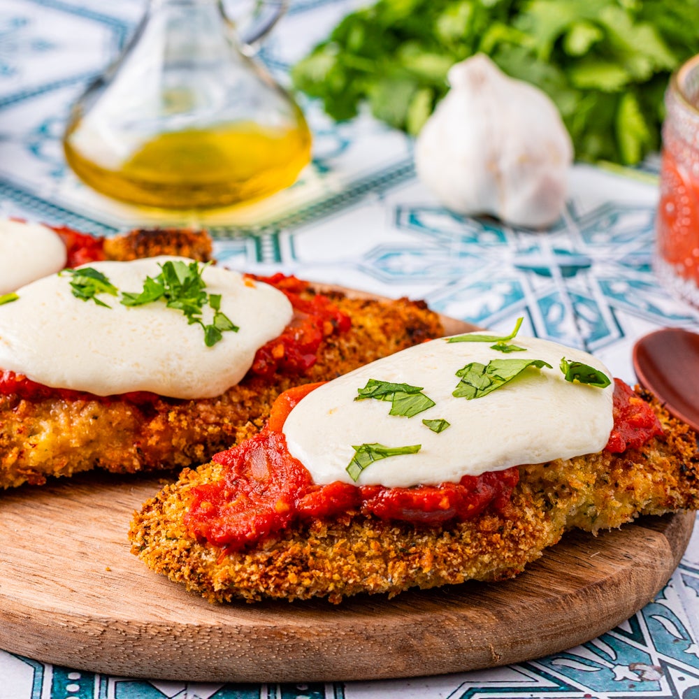 Air-Fryer Chicken Parmesan | Low Sugar Recipe